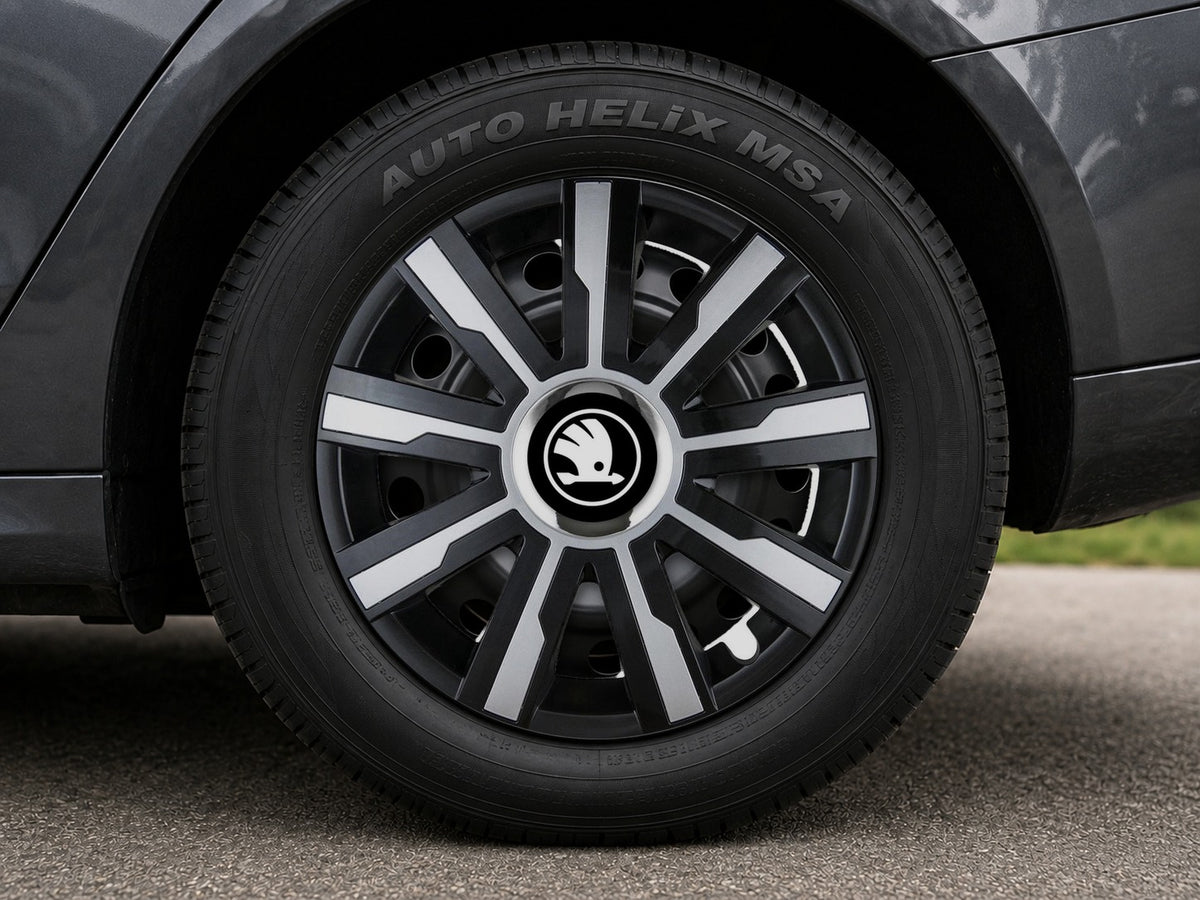 Set 4 Capace Roti, potrivite jantelor de R16, pentru Skoda Nou, model mirage