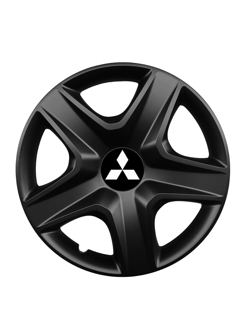 Set 4 capace roti potrivite jantelor de 16 inch compatibile MITSUBISHI, Model 418 Black