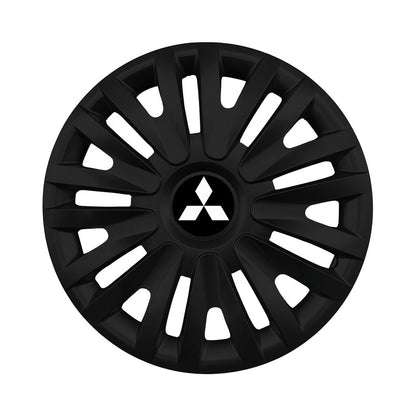 Set 4 capace roti potrivite jantelor de 15 inch compatibile MITSUBISHI, Model - 313 Black
