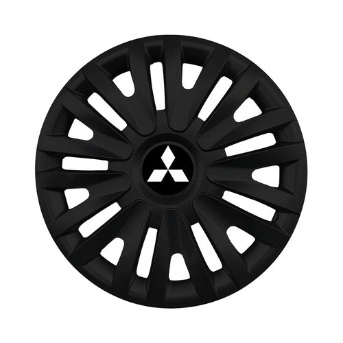 Set 4 capace roti potrivite jantelor de 15 inch compatibile MITSUBISHI, Model - 313 Black