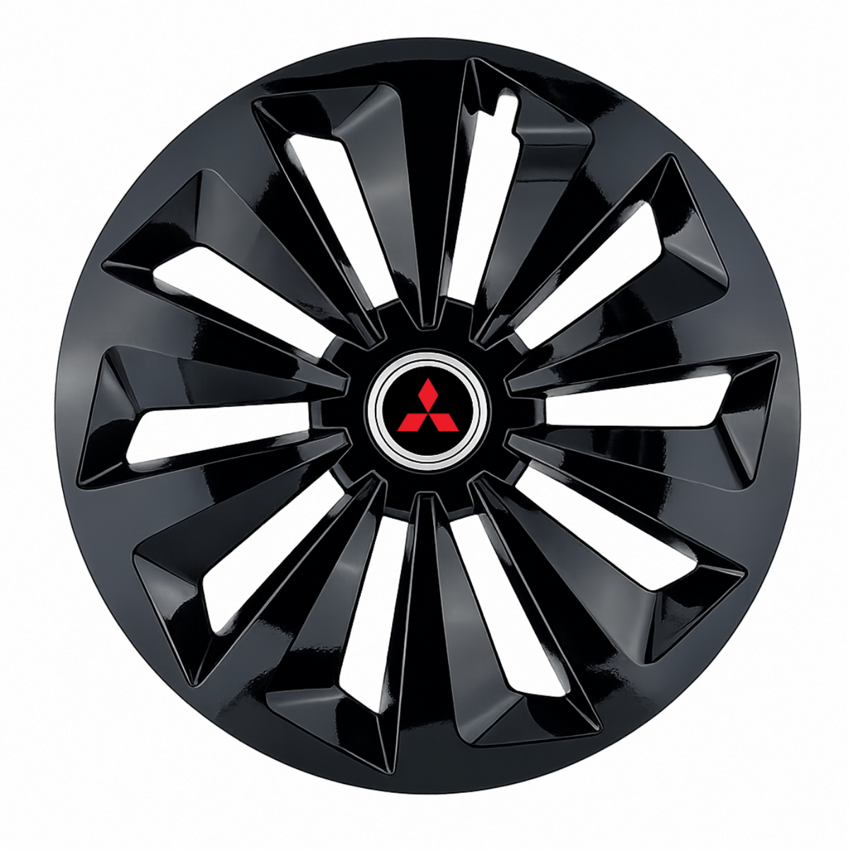 Set 4 capace roti Fox negru R14 Compatibil Cu Mitsubishi
