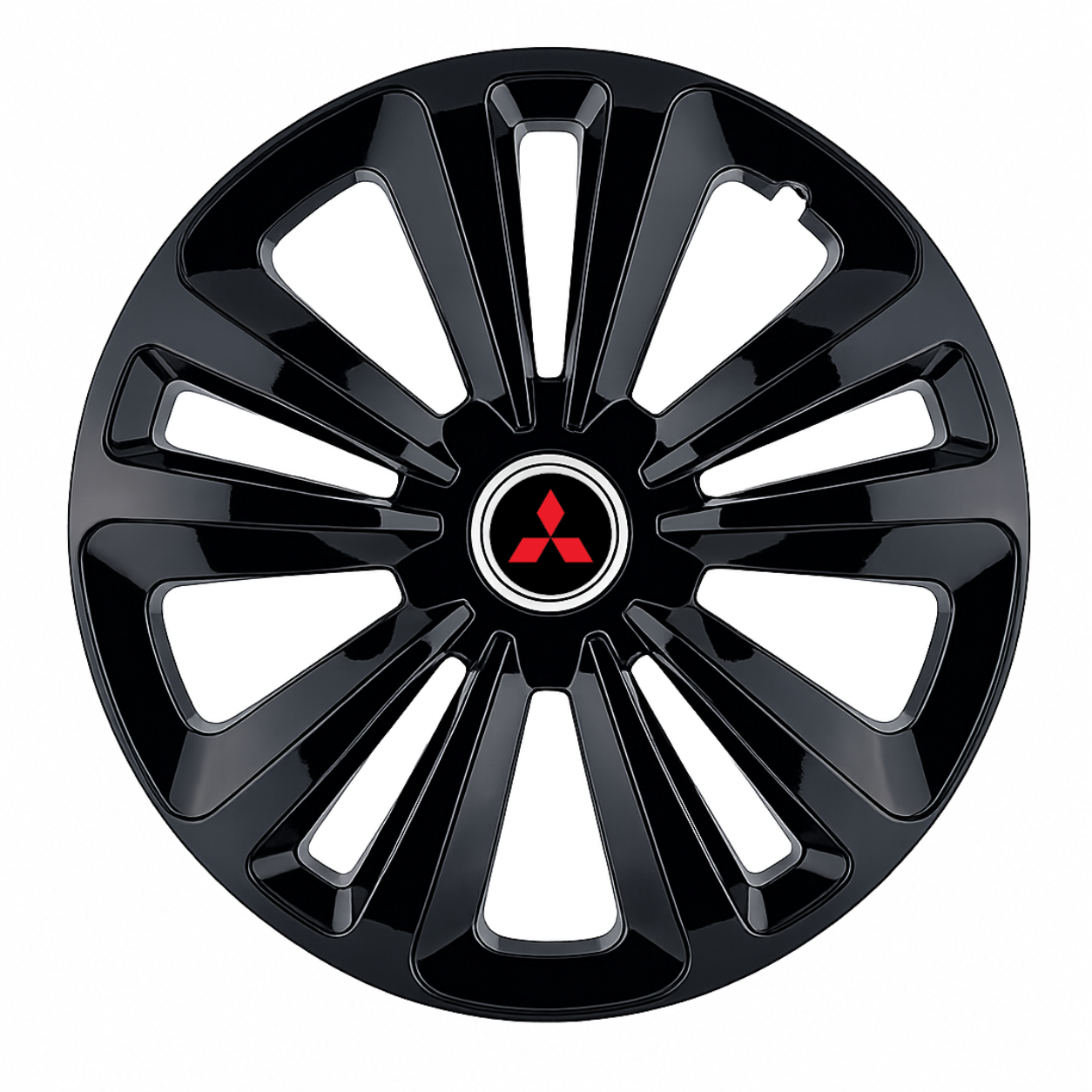 Set 4 Capace Roti Terra Negru R16, pentru Mitsubishi