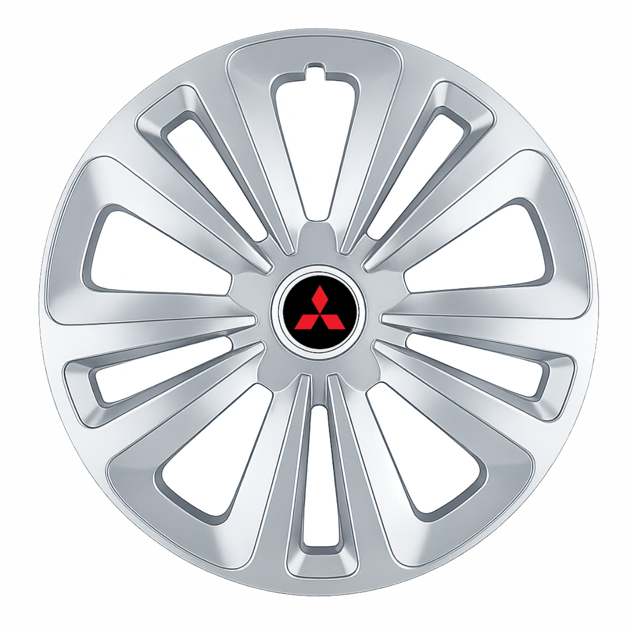 Set 4 Capace Roti Terra Gri R15 pentru Mitsubishi