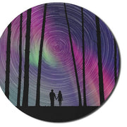 Mousepad Aurora boreala 20 x 20 cm