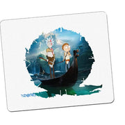 Mousepad Gaming Rick And Morty God Of War Vikings Ragnarok Game Anime Vortex, 21x19 cm