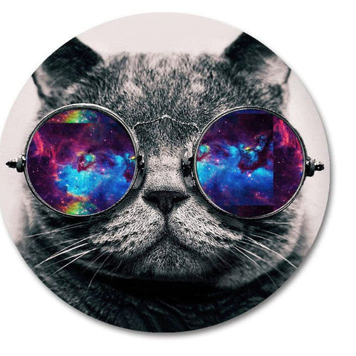 Mousepad Pisica gri 20 x 20 cm