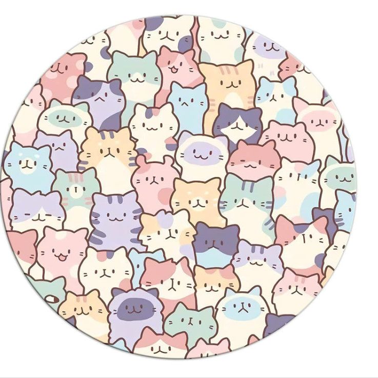 Mousepad Pisicute multicolor 20 x 20 cm