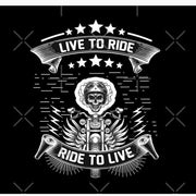 Mousepad Ride To Live 22x18 cm