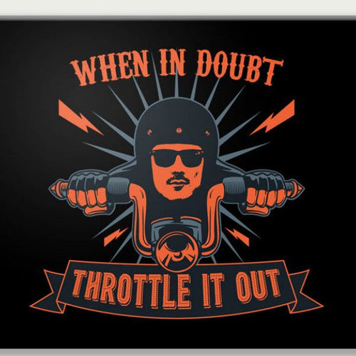 Mousepad Throttle it out 22x18 cm
