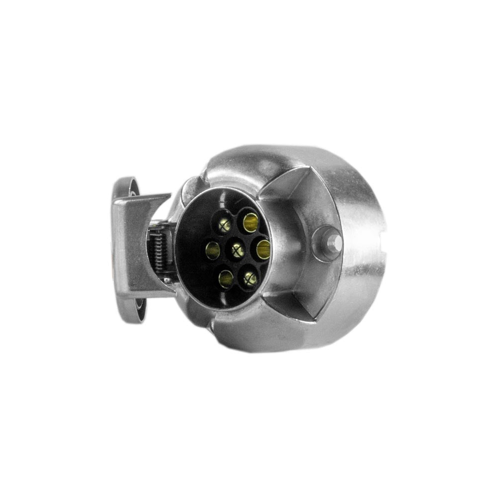 Mufa metalica  7 pin 12 V (priză) Carguard pentru remorcă sau trailer
