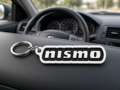 Breloc auto Nissan Nismo cu lanț și inel