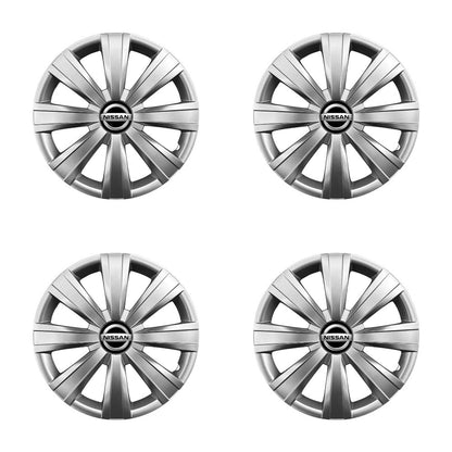 Set 4 capace roti 15 inchi (R15) compatibile Nissan, Model - 328