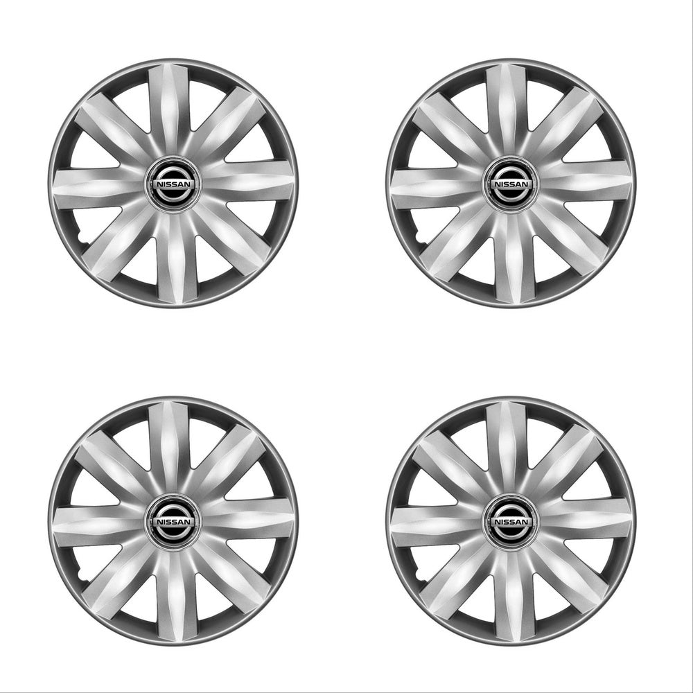 Set 4 capace roti potrivite jantelor de 14 inch compatibile Nissan, Model - 221