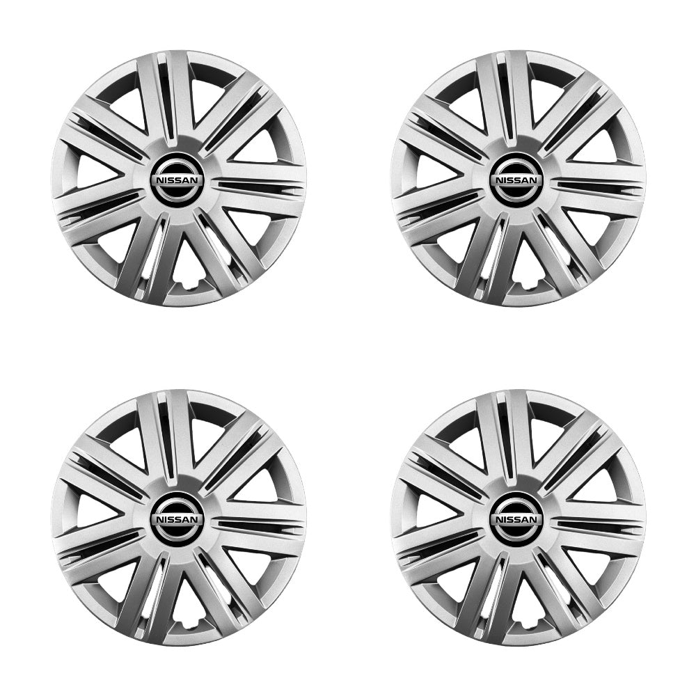 Set 4 capace roti potrivite jantelor de 14 inch compatibile Nissan, Model - 203