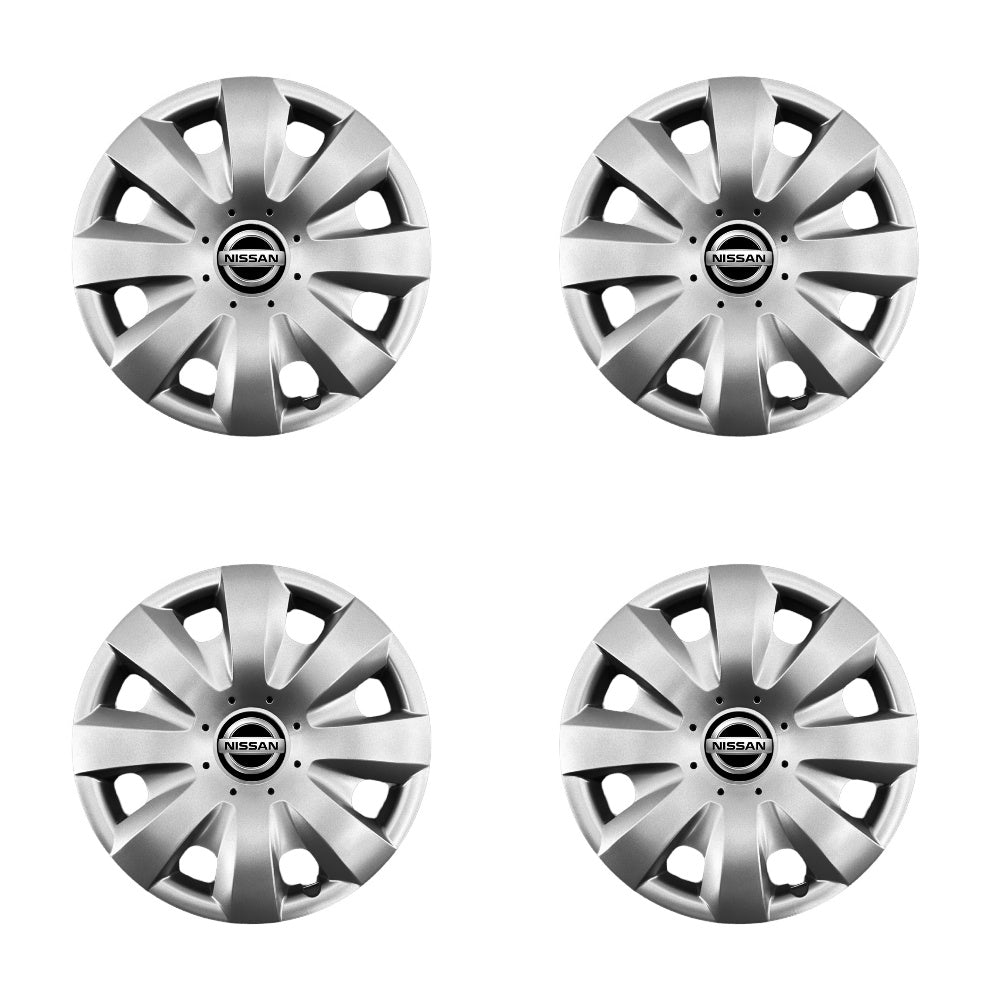 Set 4 capace roti potrivite jantelor de 15 inch compatibile gama Nissan, model - 321