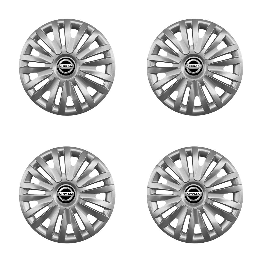 Set 4 capace roti potrivite jantelor de 14 inch compatibile Nissan, Model - 217