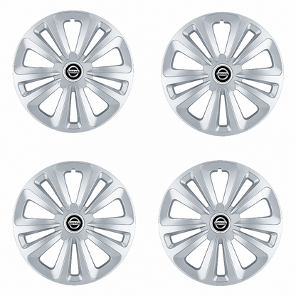 Set 4 Capace Roti Terra Gri R14, pentru Nissan