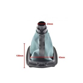 Nuca schimbator auto cu manson imitatie de piele Skoda Octavia 1 Sedan, Combi 2000-2010, husa schimbator, 12 MM, 5 viteze