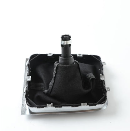 Nuca schimbator auto cu manson imitatie piele neagra compatibil Vw Passat B6 2005-2010, 6 trepte