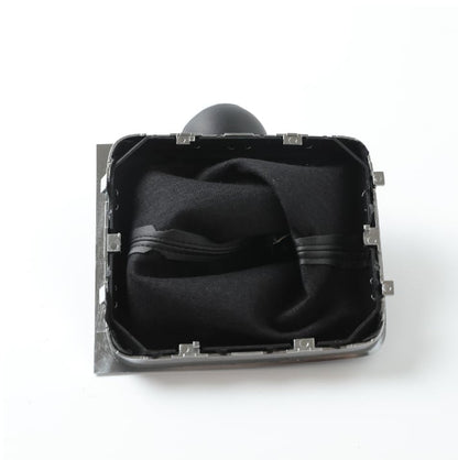 Nuca schimbator auto cu manson imitatie piele neagra compatibil Vw Passat B6 2005-2010, 6 trepte