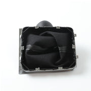 Nuca schimbator auto cu manson imitatie piele neagra compatibil Vw Passat B6 2005-2010, 6 trepte