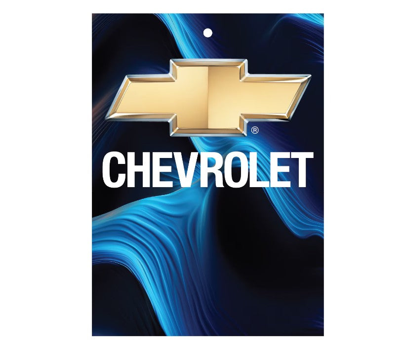 Odorizant auto Chevrolet 7,5x10 cm, Liliac