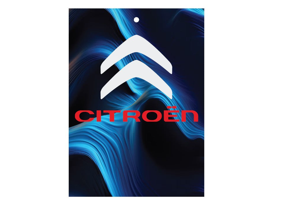 Odorizant auto Citroen 7,5x10 cm, Guma Turbo