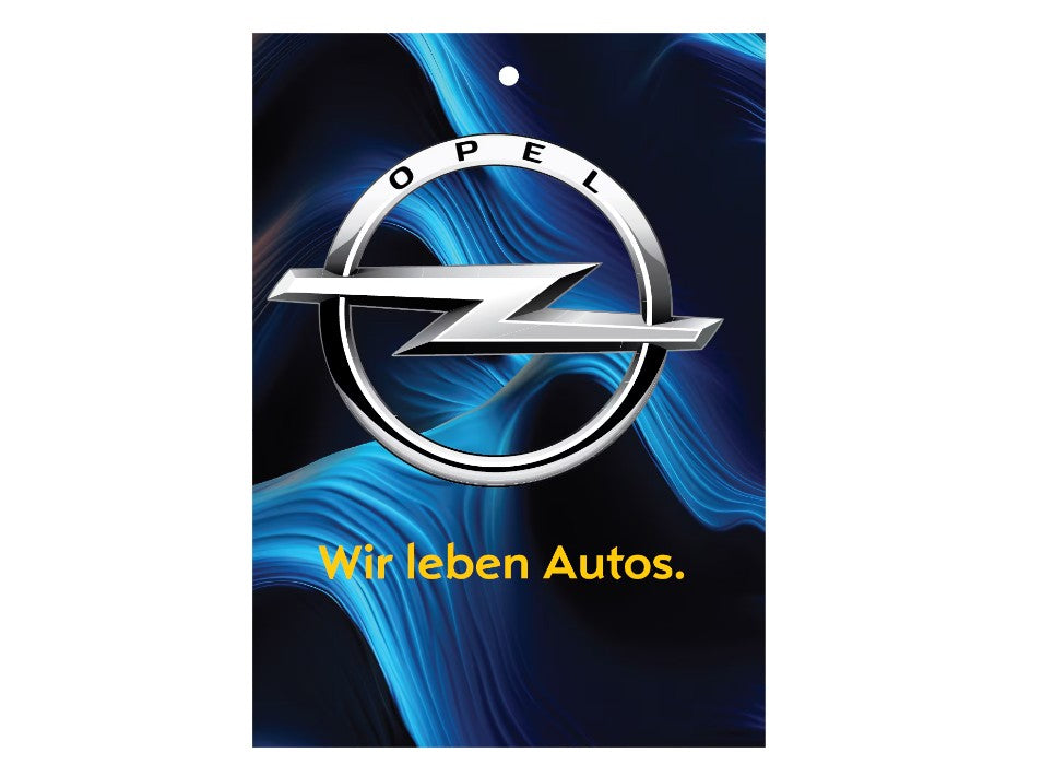 Odorizant auto Opel 7,5x10 cm, New Car