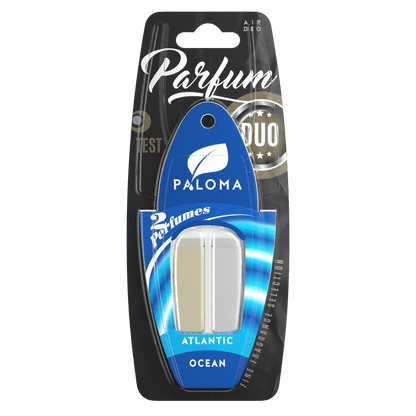 Odorizant auto Paloma Parfum DUO Atlantic & Ocean 2x3ml