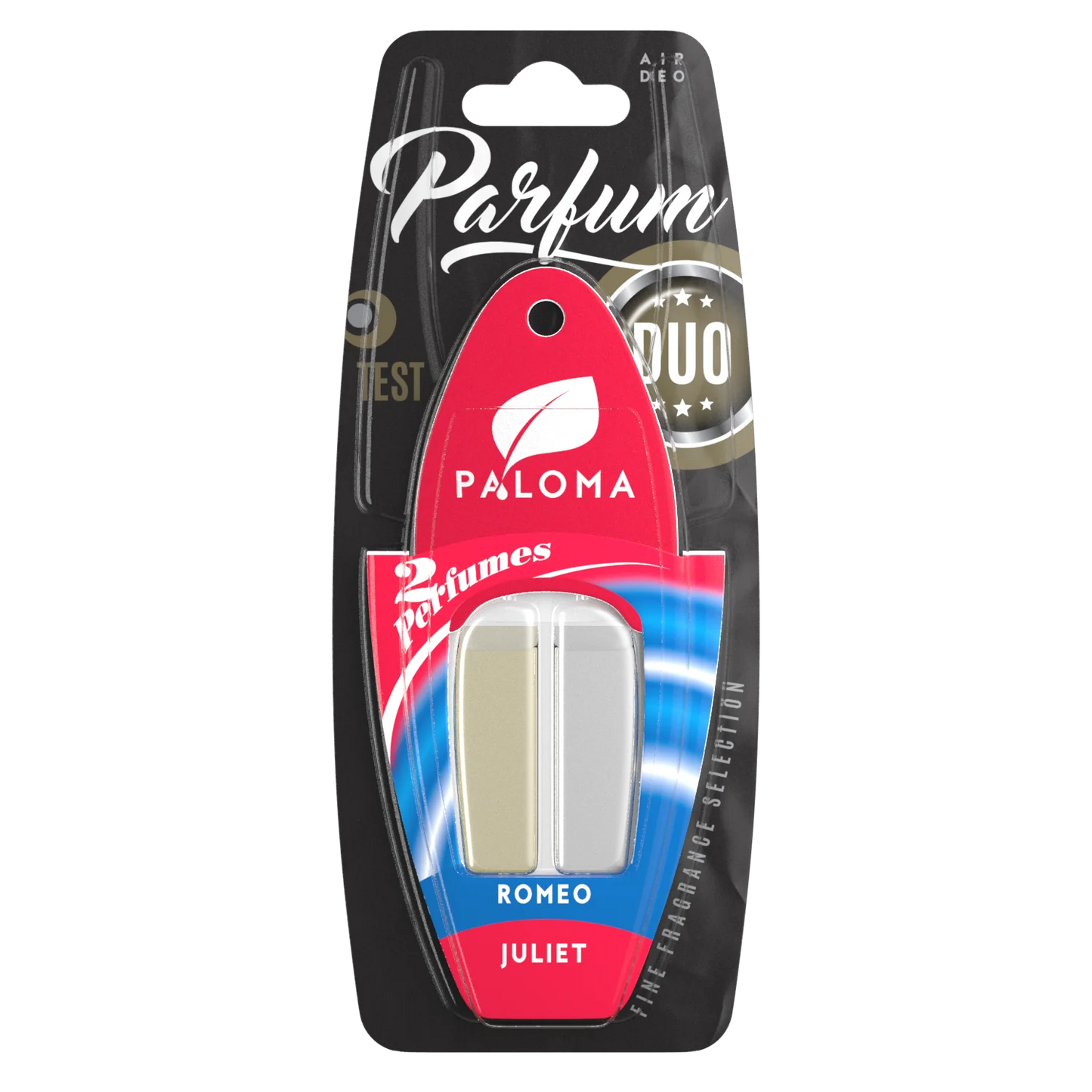Odorizant auto Paloma Parfum DUO Romeo/Juliet 2x3ml