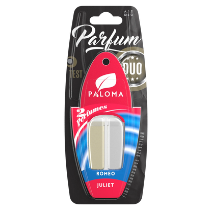 Odorizant auto Paloma Parfum DUO Romeo/Juliet 2x3ml