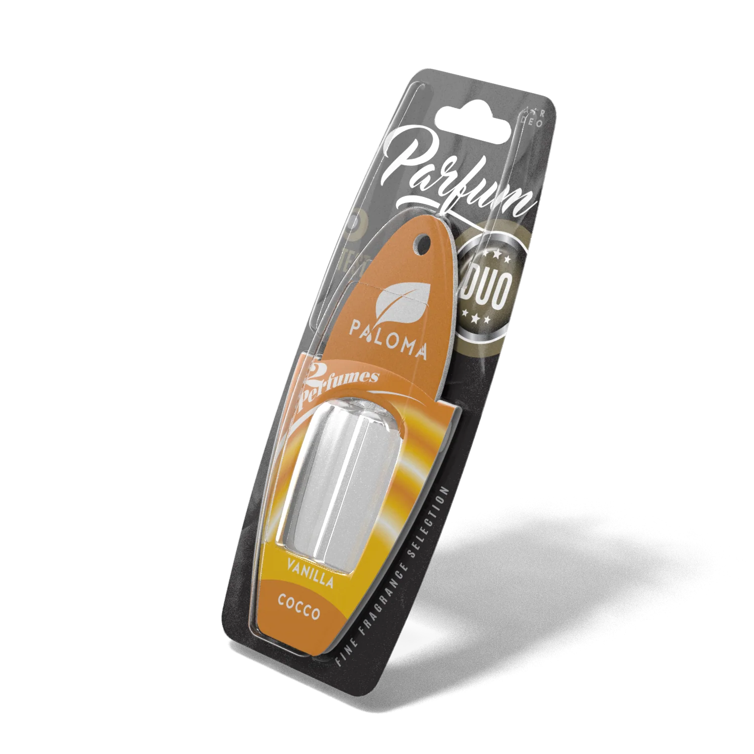 Odorizant auto Paloma Parfum DUO Vanilla/Coco 2x3ml