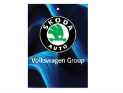 Odorizant auto Skoda 7,5x10 cm, Liliac