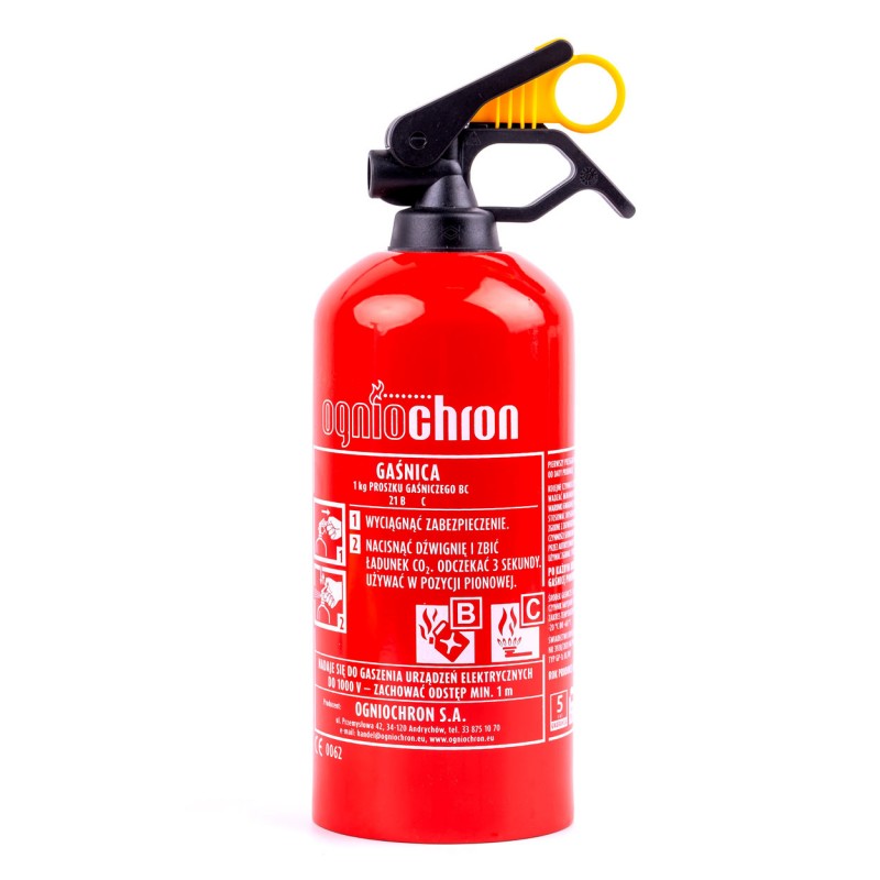 Stingator/Extinctor auto cu pulbere, fără suport, 1kg