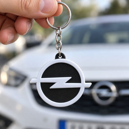 Breloc auto Opel cu lanț și inel