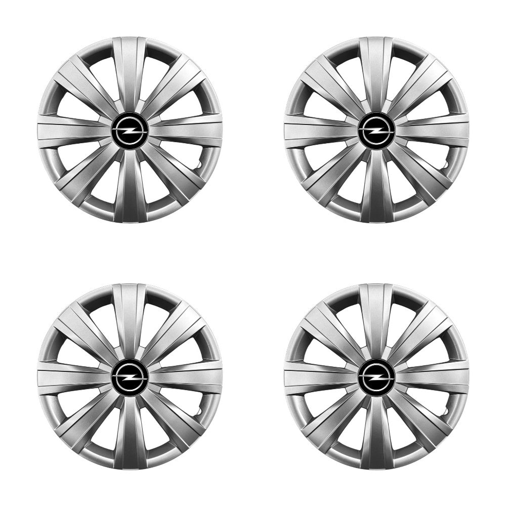 Set 4 capace roti 15 inchi (R15) compatibile Opel, Model - 328