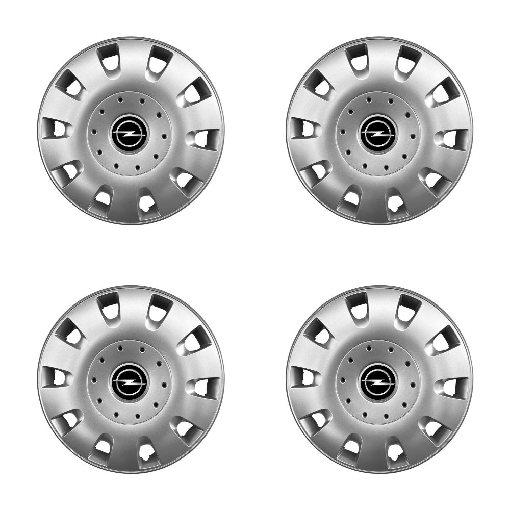 Set 4 capace roti 15 inchi (R15) compatibile OPEL Astra, Corsa, Meriva, Tigra, Agila, Vivaro, Zafira, Combo, Vectra, Model-304