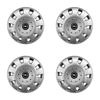 Set 4 capace roti 15 inchi (R15) compatibile OPEL Astra, Corsa, Meriva, Tigra, Agila, Vivaro, Zafira, Combo, Vectra, Model-304