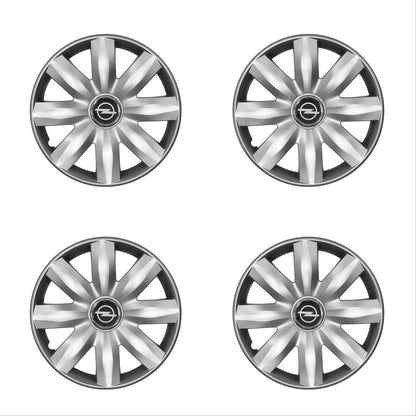 Set 4 capace roti potrivite jantelor de 14 inch compatibile OPEL Astra,Corsa,Meriva,Tigra,Agila,Vivaro,Zafira,Combo,Vectra,Model-221