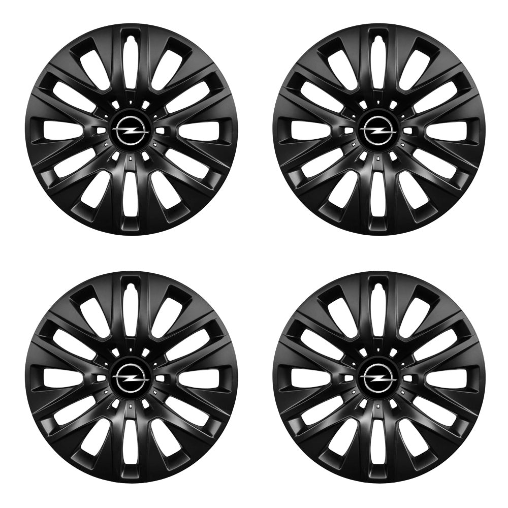 Set 4 capace roti potrivite jantelor de 16 inch compatibile OPEL, Model 429 Black