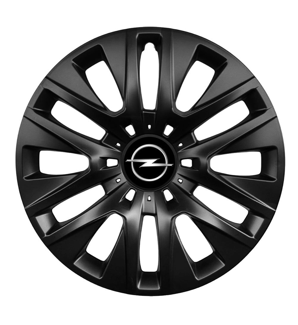Set 4 capace roti potrivite jantelor de 16 inch compatibile OPEL, Model 429 Black