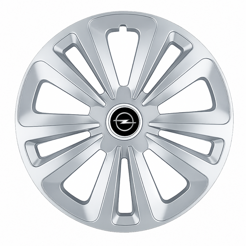 Set 4 Capace Roti Terra Gri R16, pentru Opel