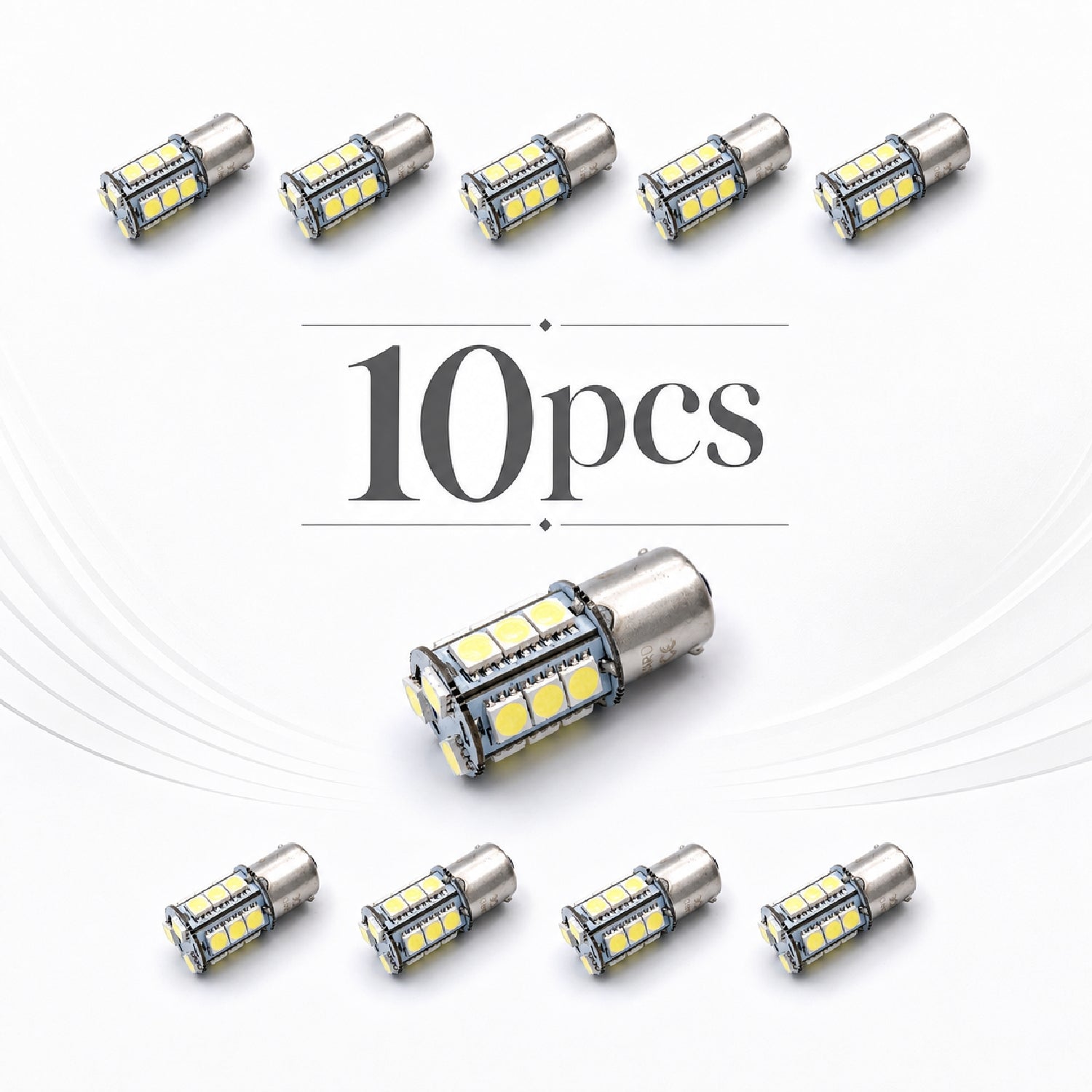 Pachet 10 Leduri de frână BA15D - 5W Carguard