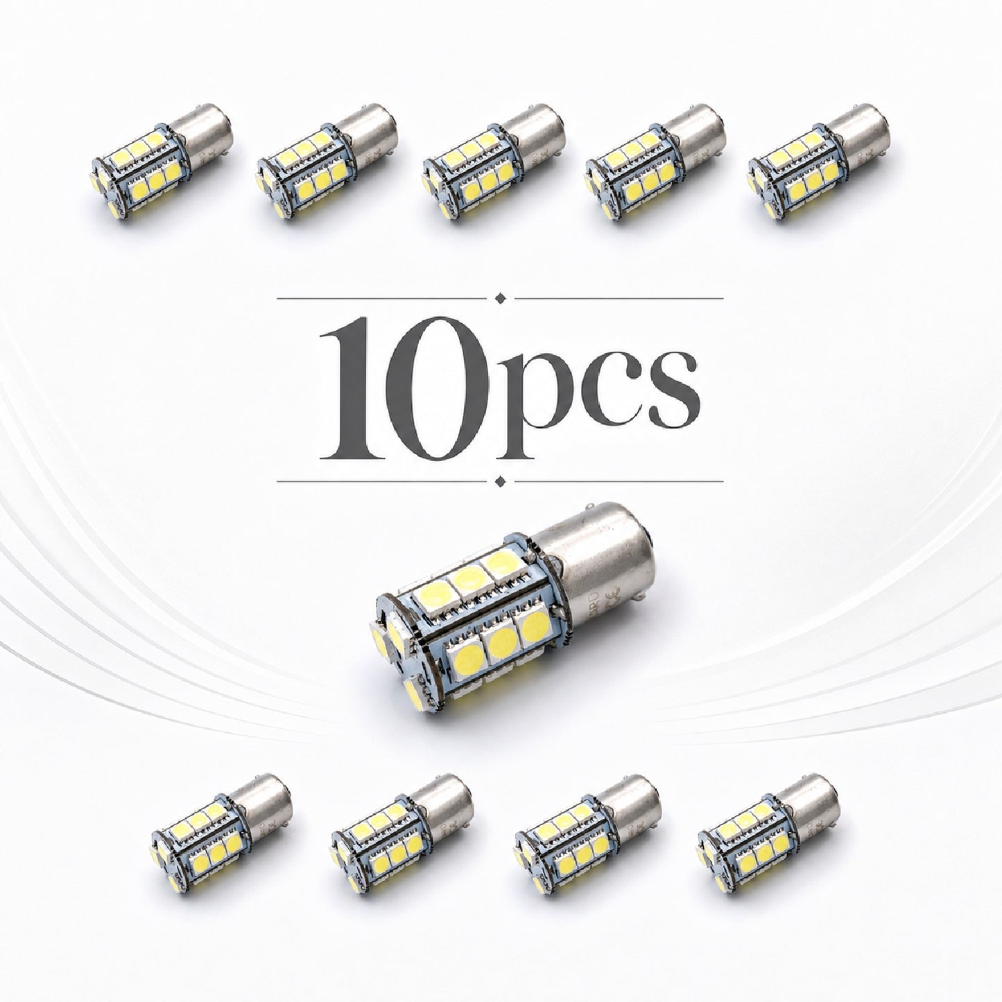 Pachet 10 Leduri de frână BAY15D - 5W Carguard