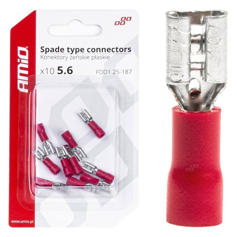 Papuc electric mama 5,6mm 0,5-1,5mm2 10A 10 buc