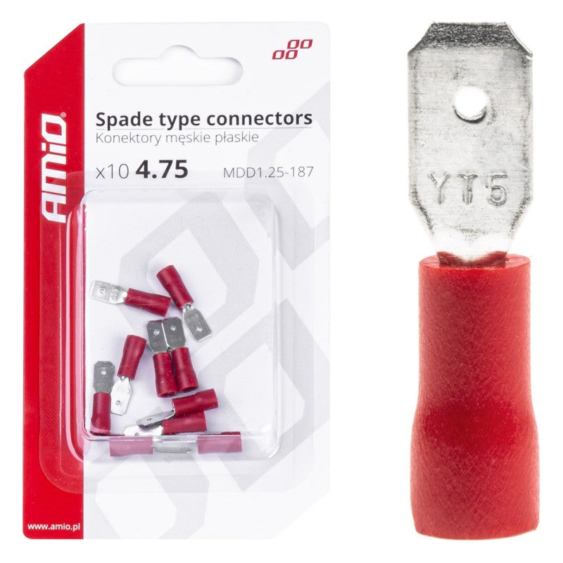 Papuc electric tata 5,6mm 0,5-1,5mm2 10A 10 buc