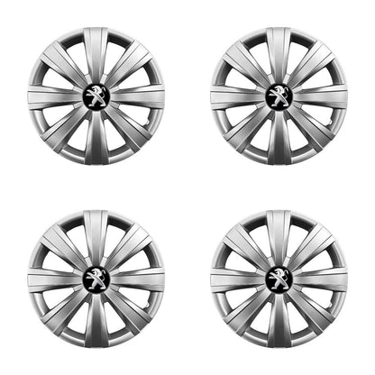 Set 4 capace roti 15 inchi (R15) compatibile Peugeot, Model - 328