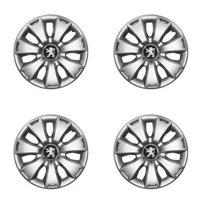 Set 4 capace roti potrivite jantelor de 15 inch compatibile PEUGEOT 106, 107, 206, 207, 306, 307, 308, 406, 407, EXPERT, PARTNER, 3008,Model -335