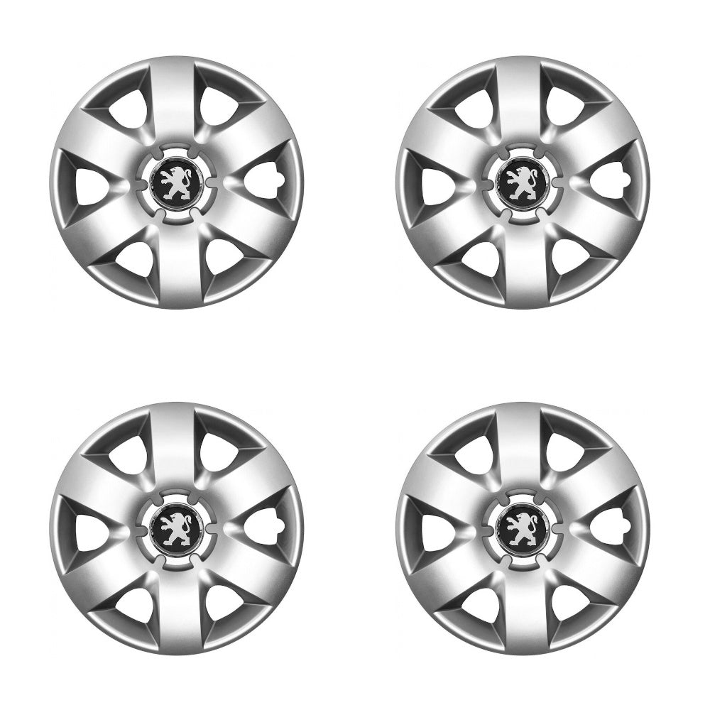 Set 4 capace roti potrivite jantelor de 15 inch compatibile PEUGEOT 106, 107, 206, 207, 306, 307, 308, 406, 407, EXPERT, PARTNER, 3008,Model -310