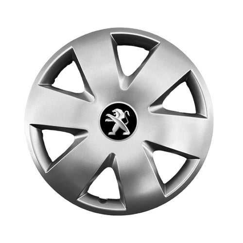 Set 4 capace roti 16 inchi (R16) compatibile PEUGEOT 106, 107, 206, 207, 306, 307, 308, 406, 407, EXPERT, PARTNER, 3008, Model -417